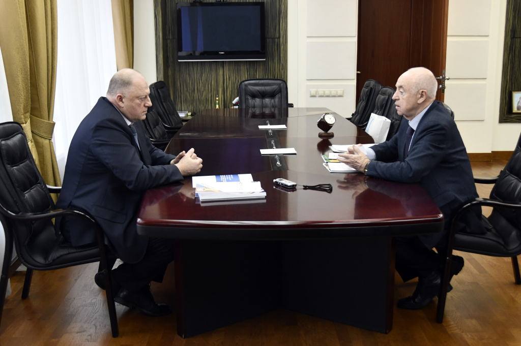 Сергей Голубев провел рабочую встречу с советником президента общероссийской общественной организации «Лига здоровья нации» Николаем Бугаевым